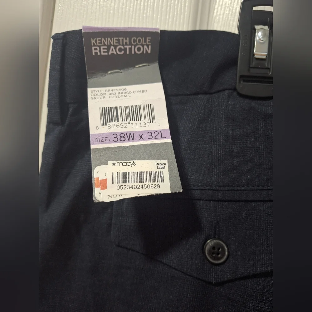 Kenneth Cole Navy Chinos